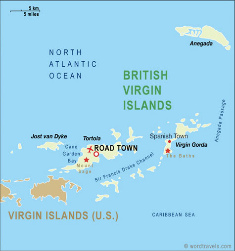 British virgin islands map