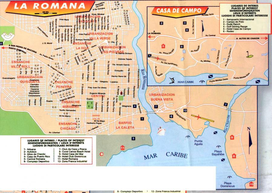 Map la romana low