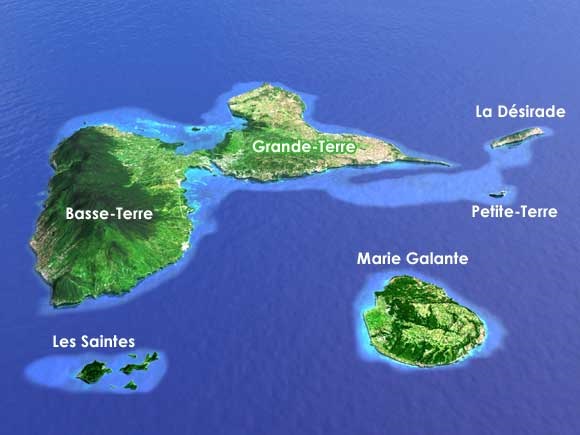 Plan guadeloupe